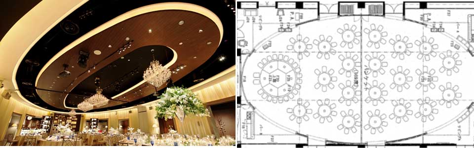 結婚式場内装装飾　事例